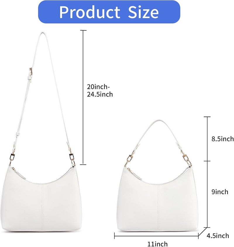 Keyli Small Shoulder Handbags for Women Mini Purse Waterproof Soft Leather Crossbody Bags for Work Shopping Travel - Image 3